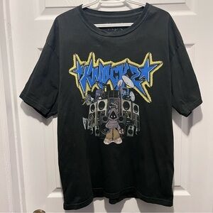 Knock2 Tee Shirt XL Men Speaker Stack No Limit Edition Black short sleeve music